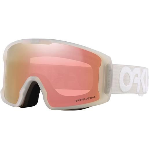 Oakley line miner m prizm ski goggles grigio prizm rose gold iridium/cat3