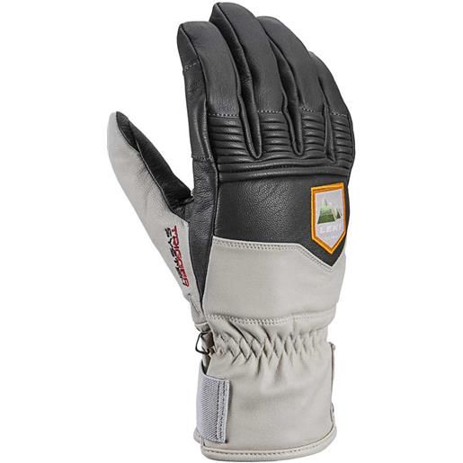 Leki Alpino rubic 3d gloves grigio 6 uomo