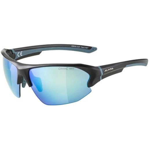 Alpina lyron hr mirrored polarized sunglasses blu blue mirror/cat3