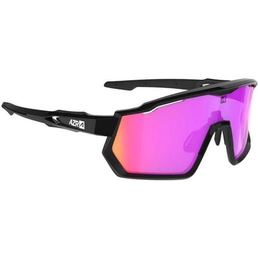 Azr pro race rx sunglasses trasparente hydrophobic vermillon blue/cat3
