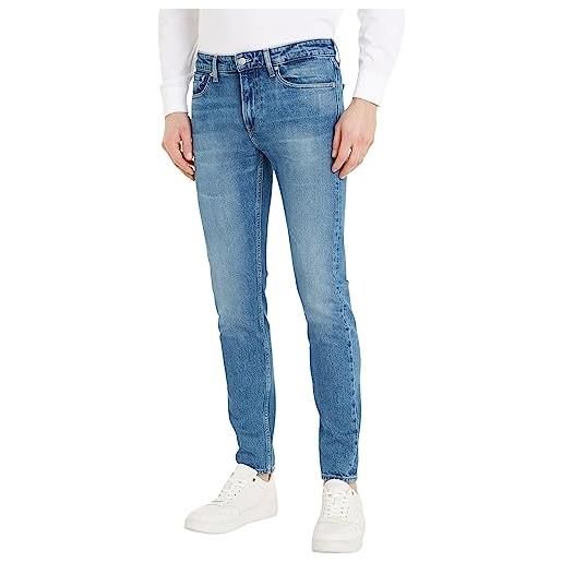 Calvin Klein jeans slim taper j30j323849 pantaloni, denim (denim light), 31w / 32l uomo
