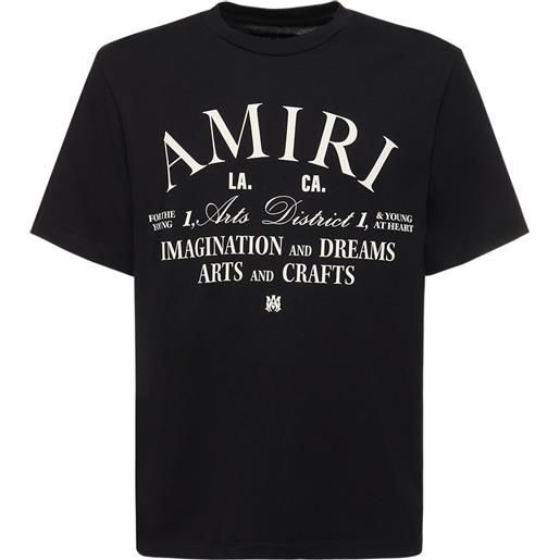 AMIRI t-shirt arts district in jersey di cotone