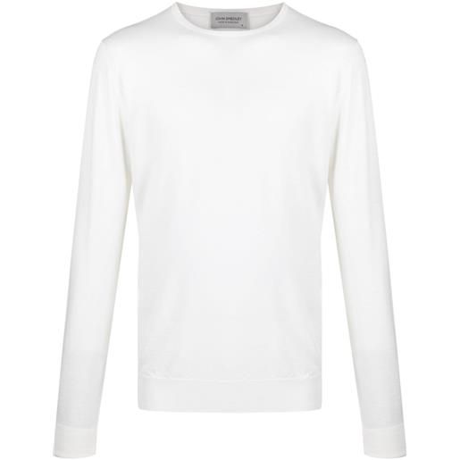 John Smedley maglione marcus - bianco