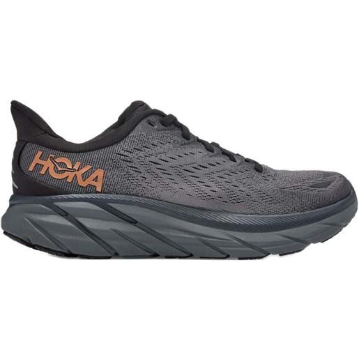 Hoka clifton 8 running shoes grigio eu 37 1/3 donna