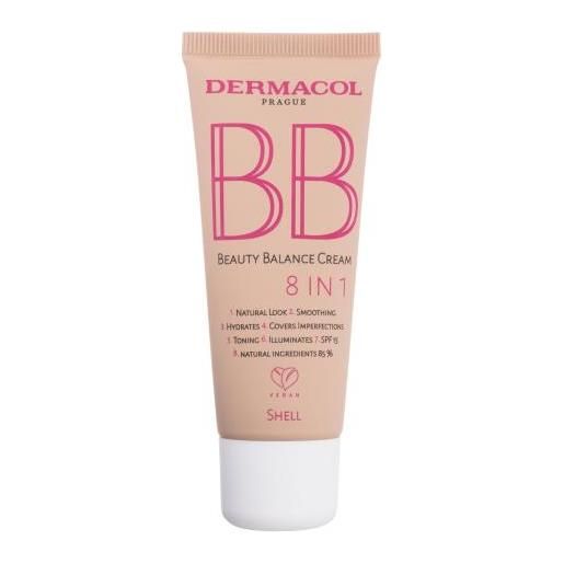 Dermacol bb beauty balance cream 8 in 1 spf 15 crema bb protettiva ed abbellente 30 ml tonalità 3 shell