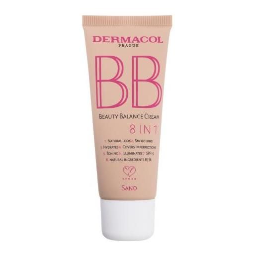 Dermacol bb beauty balance cream 8 in 1 spf15 crema bb protettiva ed abbellente 30 ml tonalità 4 sand