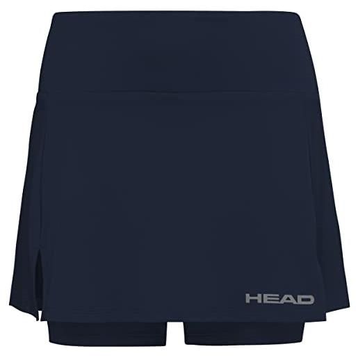 HEAD club basic, gonna da bambina, blu (dark blue), 140