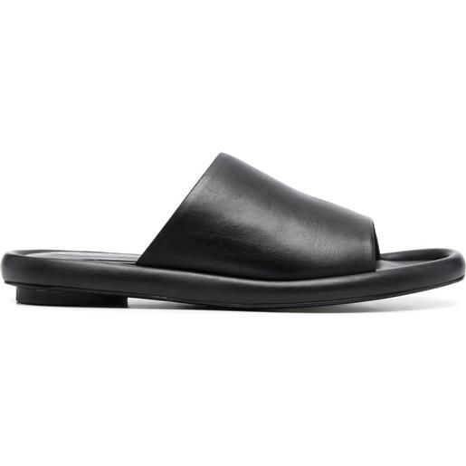 Paloma Barceló sandali slides a punta aperta - nero