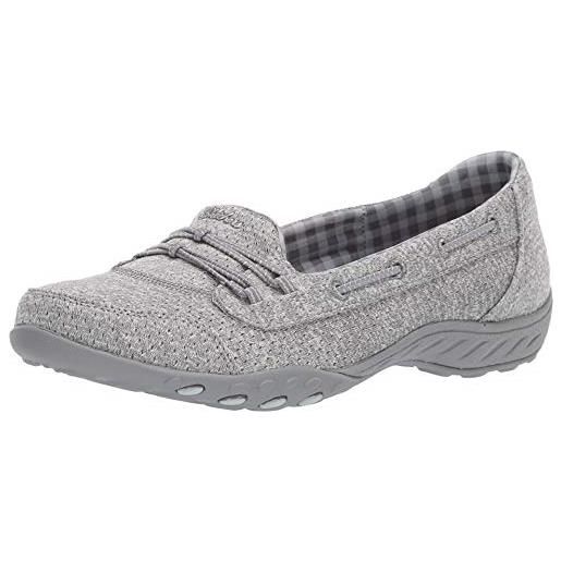 Skechers respira facilmente, buona influenza, scarpe da ginnastica donna, grigio, 36.5 eu