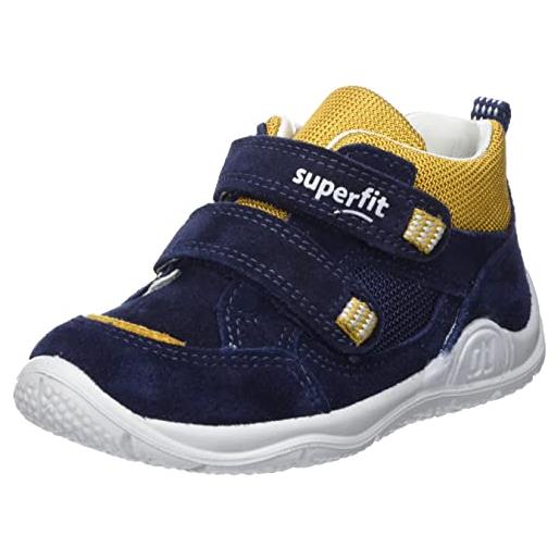 Superfit universe, scarpe primi passi, blu giallo 8050, 23 eu