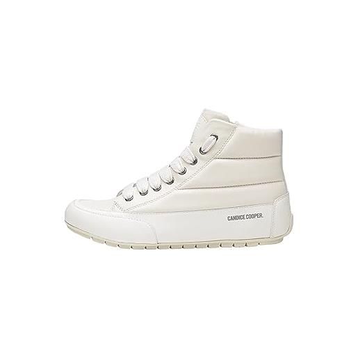 Candice Cooper plus pump chic-sneakers in pelle-bianco, bianco 39