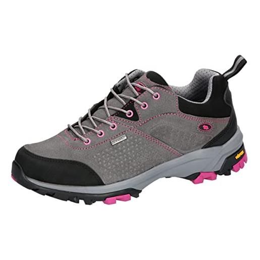 Brütting lico mount brooks low, scarpe da jogging donna, grigio/rosa, 41 eu