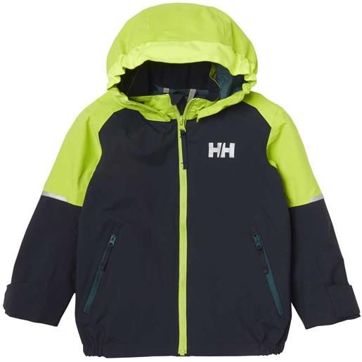 Helly Hansen shelter jacket verde, blu 24 months ragazzo