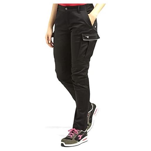 Utility Diadora diadora pant cargo athena pantalone, nero, m donna