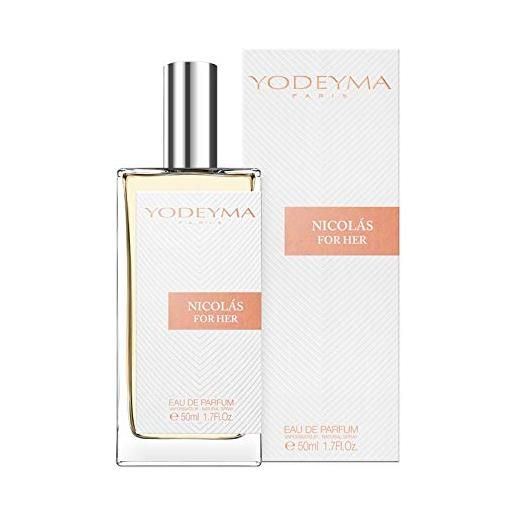 Generico yodeyma nicolas for her eau de parfum 50ml. Profumo donna