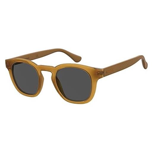 Havaianas guaruja sunglasses, ft4 honey gold, one size unisex