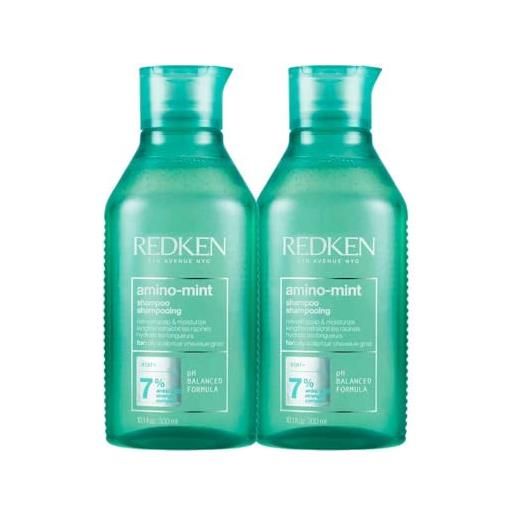 Redken amino-mint scalp shampoo 300ml doppio