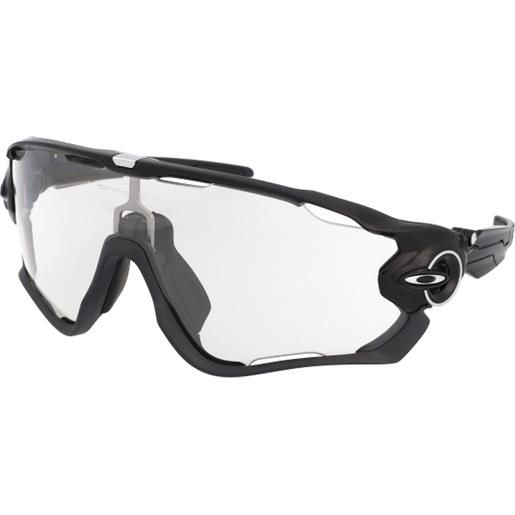 Oakley jawbreaker oo9290 929014 | occhiali da sole sportivi | prova online | unisex | plastica | mascherina | nero | adrialenti