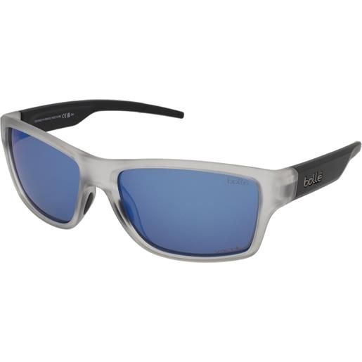 Bollé status bs043001 | occhiali da sole sportivi | plastica | rettangolari | grigio | adrialenti