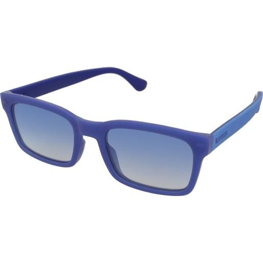 Havaianas caetano ws6/84 | occhiali da sole graduati o non graduati | unisex | plastica | rettangolari | blu | adrialenti