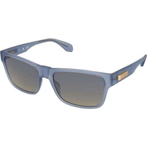 Adidas or0011 91b | occhiali da sole sportivi | plastica | rettangolari | blu | adrialenti
