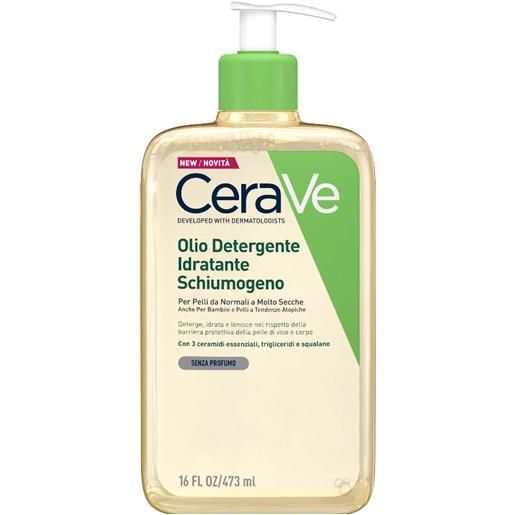 CERAVE (L'Oreal Italia SpA) cerave hydrating oil cleranser olio detergente idratante 473 ml