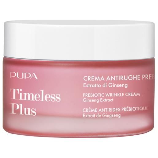 Pupa timeless plus - crema antirughe prebiotica 50 ml