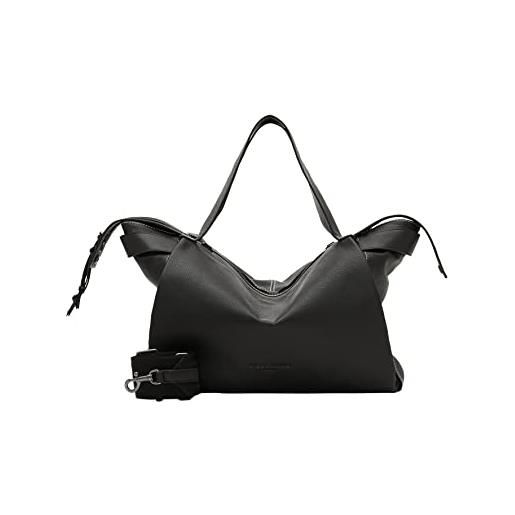 Liebeskind gray5 edith satchel, donna, nero, large (hxbxt 25.5cm x 38cm x 13cm)