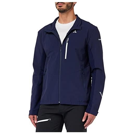 Schöffel giacca softshell da corsa, taglia m, 411 uomo, blazer blu marine, 50
