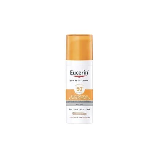 Eucerin - protezione solare viso 50+ photo aging control tinted confezione 50 ml
