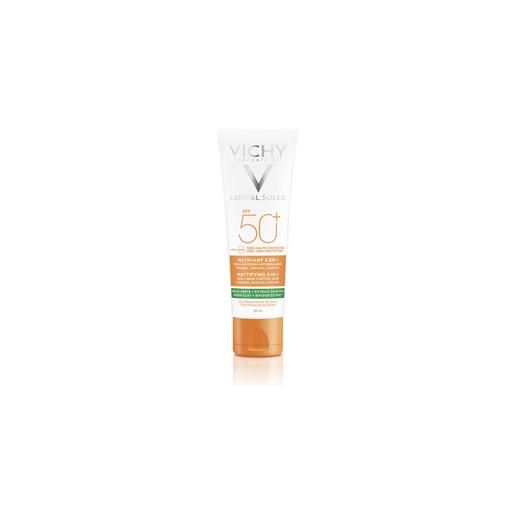 Vichy - soleil crema solare anti acne purificante spf50+ confezione 50 ml