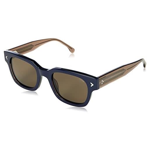 Lozza sl4300 0d25 sunglasses plastic, standard, 51, blu, unisex-adulto