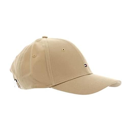 Tommy Hilfiger essential flag cap aw0aw13816 cappello, marrone (countryside khaki), os donna
