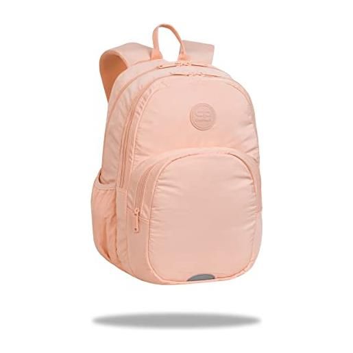 Coolpack f109650, zaino per la scuola rider pastel/powder peach, orange