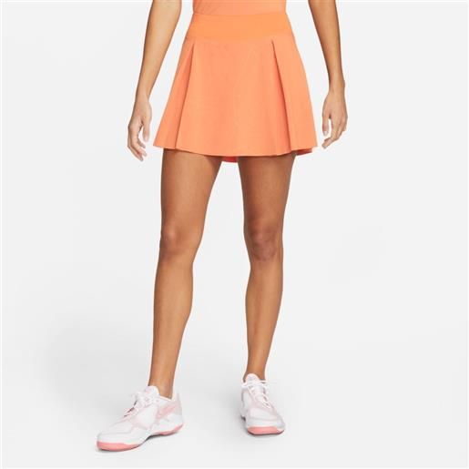 Nike club regular big skirt arancione l donna
