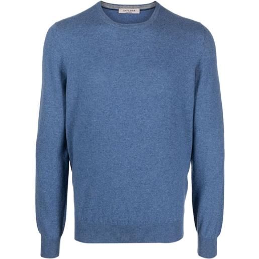 Fileria maglione a maglia fine - blu