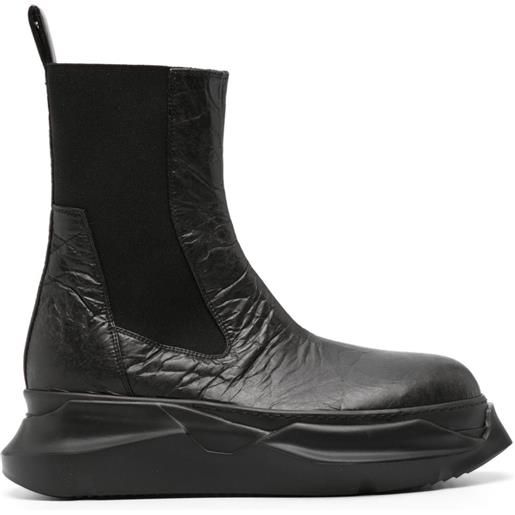 Rick Owens DRKSHDW stivali beatle abstract - nero
