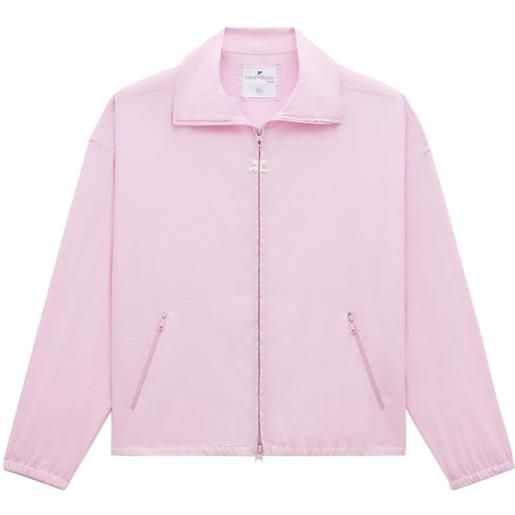 Courrèges giacca leggera con stampa - rosa