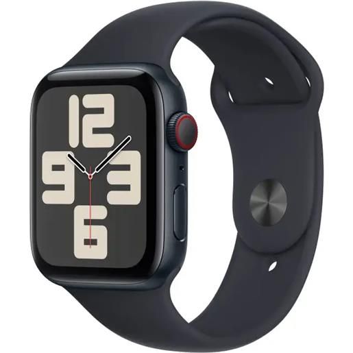 Apple watch se gps + cellular cassa 44mm in alluminio mezzanotte con cinturino sport - s/m
