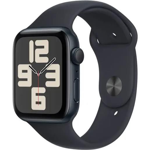 Apple watch se gpscassa 44mm in alluminio mezzanotte con cinturino sport - s/m