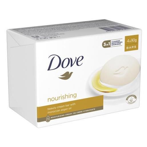 Dove nourishing beauty cream bar cofanetti sapone solido nourishing beauty cream bar 4 x 90 g per donna