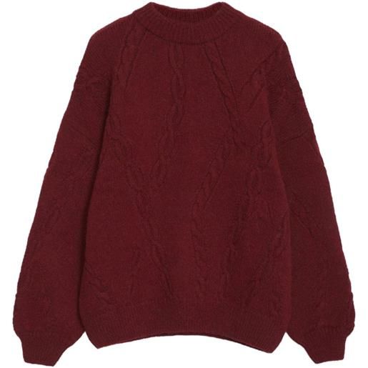 ANINE BING maglione mike - rosso