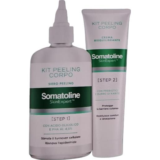 Somatoline Skinexpert l. Manetti-h. Roberts & c. Somatoline skin expert kit peeling corpo 1 gel peeling 200 ml + 1 crema riequilibrante 100 ml