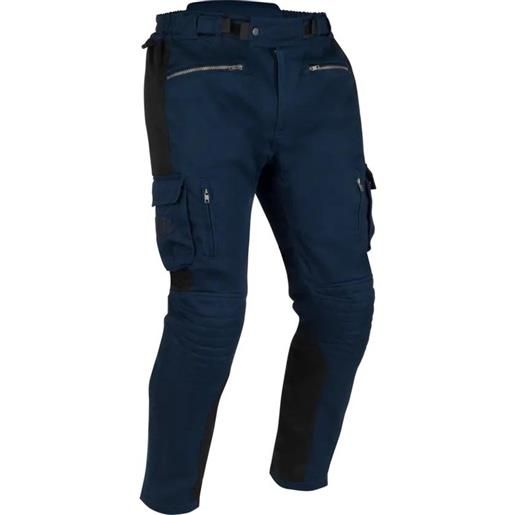SEGURA - pantaloni bora navy / nero