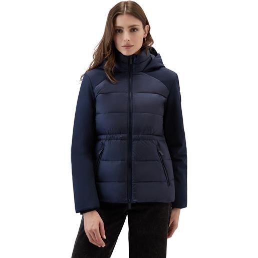 WOOLRICH soft shell down quilted hybrid giacca donna