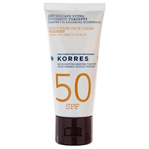 Korres crema solare per il viso (spf 50) - 50 ml. 