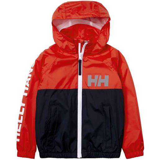 Helly Hansen active rain jacket rosso, nero 12 months ragazzo
