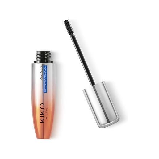 KIKO milano maxi mod waterproof mascara | mascara +300% effetto volume, resistente all'acqua