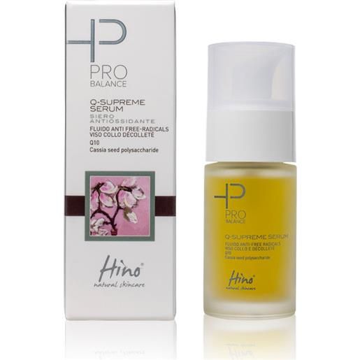 Hino Natural Skincare hino linea pro balance q-supreme serum siero fluido antiossidante viso 30 ml