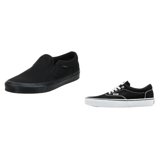 Vans slip on canvas black black 44.5 eu + sneaker canvas black white 44.5 eu